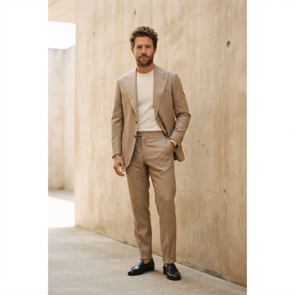Beige Tailoring, a Quieter Kind of Sharp